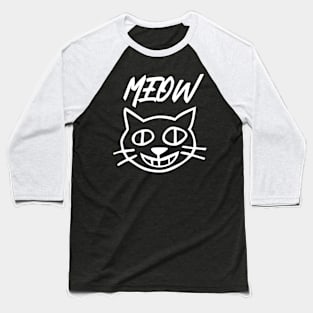 CAT MEOW Baseball T-Shirt